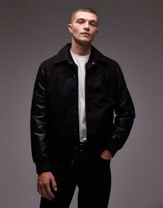 I[ZCc Y AE^[ WPbgEu] WPbg AllSaints endleton bomber jacket Black ubN