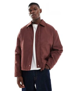 GC\X Y AE^[ WPbgEu] WPbg ASOS DESIGN harrington jacket in rustXg