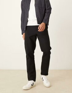 �G�C�\�X �����Y �{�g���X �J�W���A���p���c �p���c ASOS DESIGN slim pants moleskin Black �u���b�N