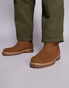�G�C�\�X �����Y �V���[�Y �u�[�c�E���C���u�[�c ASOS DESIGN pull on worker boots in tan Tan �^��