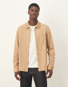 GC\X Y gbvX Vc XG[h ASOS DESIGN suede look overshirt in camel CAMEL L