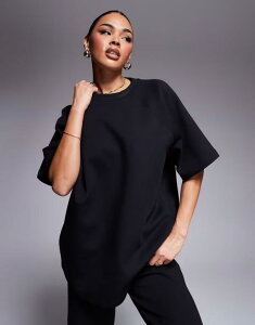 GC\X fB[X gbvX TVc ASOS DESIGN interlock raglan t-shirt - part of a set Black ubN