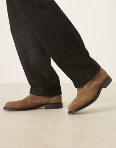 }S Y V[Y u[cECu[c XG[h Mango suede boots in dark brown uE