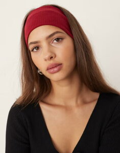 fUCr[h fB[X ANZT[ W[W[ DesignB London wide jersey headband RED bh