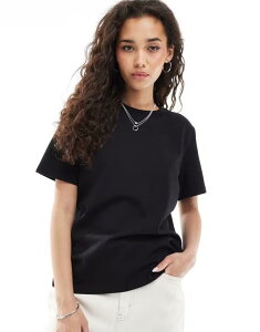 �I�����[ ���f�B�[�X �g�b�v�X T�V���c �N���[�l�b�N ONLY ultimate crew neck t-shirt Black �u���b�N