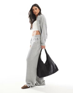 �G�C�\�X ���f�B�[�X �{�g���X �J�W���A���p���c �X�E�F�b�g�p���c �j�b�g ASOS DESIGN waffle knit sweatpants in heather gray - part of a set Gray Heather �O���[