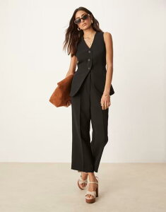 �m�[�o�f�B�[�Y �`���C���h ���f�B�[�X �{�g���X �J�W���A���p���c Nobody's Child Etta crop tailored pants - part of a set Black �u���b�N