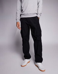 �W���b�N �A���h �W���[���Y �����Y �{�g���X �J�W���A���p���c �J�[�S�p���c Jack & Jones loose tech cargo pants Black �u���b�N