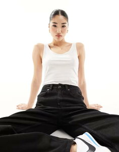 ���F�����[�_ ���f�B�[�X �g�b�v�X �x�X�g Vero Moda soft longline tank top Bright White �z���C�g