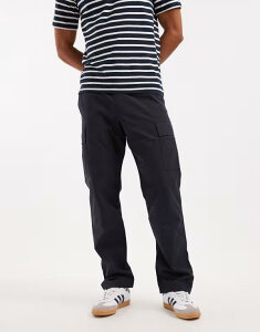 �W���b�N �A���h �W���[���Y �����Y �{�g���X �J�W���A���p���c �J�[�S�p���c Jack & Jones loose tech cargo pants Dark Navy �l�C�r�[