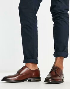 �E�H�[�N�����h�� �����Y �V���[�Y �X�j�[�J�[ ���[�X ���U�[ Walk London oliver lace up shoes leather BROWN �u���E��
