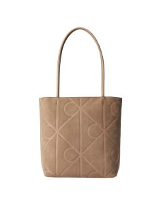 �J���o���N���C�� ���f�B�[�X �o�b�O ���S Calvin Klein embossed all over logo bag in tan Desertaupe �g�[�v