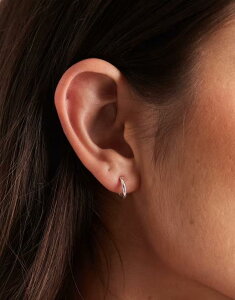 �L���O�X���[���C�A�� ���f�B�[�X �A�N�Z�T���[ �s�A�X�E�C�������O Kingsley Ryan 10mm hoop earringsILVER �V���o�[