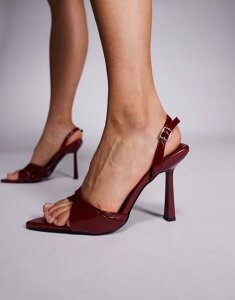 �V�~ ���f�B�[�X �V���[�Y �T���_�� �q�[�� SIMMI Shoesimmi London Lolly heeled sandals patent Red patent ���b�h