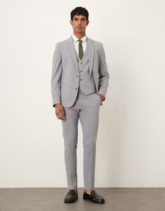 �G�C�\�X �����Y �{�g���X �J�W���A���p���c ASOS DESIGN skinny suit pants LIGHT GRAY �O���[
