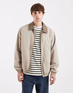 �W���b�N �A���h �W���[���Y �����Y �A�E�^�[ �W���P�b�g�E�u���]�� Jack & Jones harrington jacket String �x�[�W��
