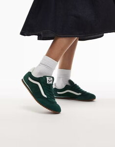 �o���Y ���f�B�[�X �V���[�Y �X�j�[�J�[ Vansuper Lowpro sneakers in dark GREEN �O���[��