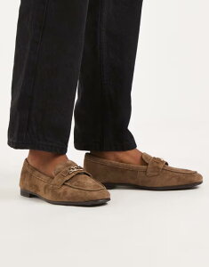 �A���h ���f�B�[�X �V���[�Y �X���b�|���E���[�t�@�[ �X�G�[�h ALDO Joana loafers in light green suede Other green �O���[��