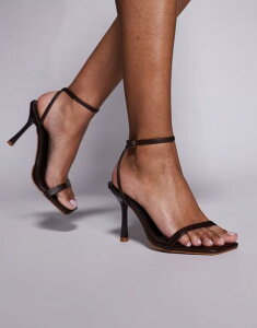�V�~ ���f�B�[�X �V���[�Y �T���_�� SIMMI Shoesimmi London Marnie barely there sandals Brown pu �u���E��