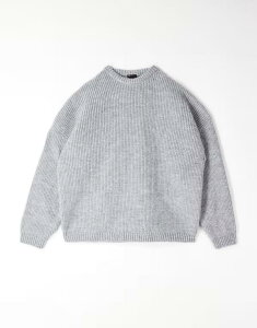 �G�C�\�X �����Y �A�E�^�[ �j�b�g�E�Z�[�^�[ ASOS DESIGN super oversized boxy fit knit fisherman rib sweater Gray �O���[