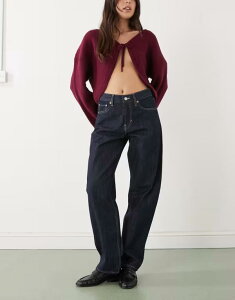 �E�B�[�N�f�C ���f�B�[�X �{�g���X �f�j���p���c �W�[���Y Weekday Nebula cocoon jeans rinse Blue rinse �u���[