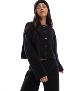 �~�X�Z���t�t���b�W ���f�B�[�X �A�E�^�[ �J�[�f�B�K�� Misselfridge soft rib cardigan Black �u���b�N