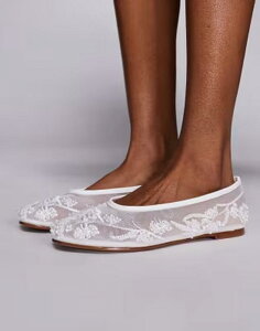 �V�~ ���f�B�[�X �V���[�Y �p���v�X ���b�V�� SIMMI Shoesimmi London Anita ballet flats mesh White mesh �z���C�g