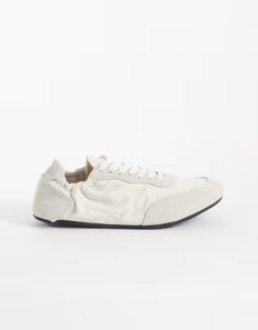 �}���S ���f�B�[�X �V���[�Y �X�j�[�J�[ Mango flat sneakers WHITE �z���C�g