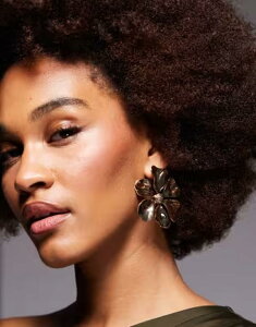 �A���h ���f�B�[�X �A�N�Z�T���[ �s�A�X�E�C�������O ALDO Tahllia molten flower earrings GOLD �S�[���h