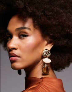 �A���h ���f�B�[�X �A�N�Z�T���[ �s�A�X�E�C�������O ���B���e�[�W ALDO sunara vintage twist and stone drop earrings GOLD �S�[���h