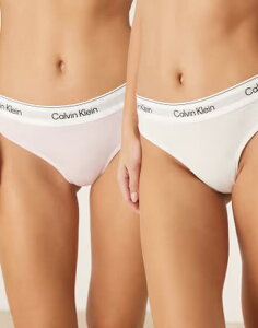 �J���o���N���C�� ���f�B�[�X �A���_�[�E�F�A �u���[�t�p���c �R�b�g�� Calvin Klein Icon Cotton Modal 2 pack thongs/pink White/Cradle Pink �z���C�g