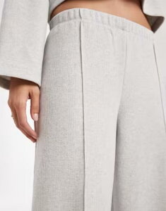 �~�X�Z���t�t���b�W ���f�B�[�X �{�g���X �J�W���A���p���c ���C�h���b�O Misselfridge wide leg pants in light gray - part of a set LIGHT GRAY �O���[