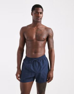 �G�C�\�X �����Y ���� �n�[�t�p���c�E�V���[�c �V���[�g�p���c ASOS DESIGN swim shorts in short length NAVY �l�C�r�[