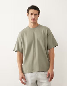 �W���b�N �A���h �W���[���Y �����Y �g�b�v�X T�V���c Jack & Jones oversized breathable t-shirt Vetiver �x�[�W��