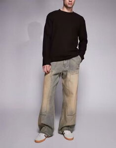 �O�b�h�t�H�[�i�b�V���O �����Y �{�g���X �f�j���p���c �W�[���Y Good For Nothing baggy denim carpenter jeans in sandwash BLUE �u���[