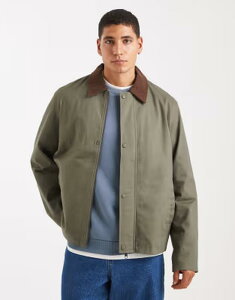�W���b�N �A���h �W���[���Y �����Y �A�E�^�[ �W���P�b�g�E�u���]�� Jack & Jones barn jacket Dusty olive �I���[�u