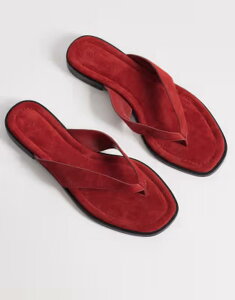 �m�[�o�f�B�[�Y �`���C���h ���f�B�[�X �V���[�Y �T���_�� ���U�[ Nobody's Child realeather flip flops RED ���b�h