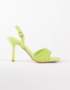 �V�~ ���f�B�[�X �V���[�Y �T���_�� �X�p���R�[�� �q�[�� SIMMI Shoesimmi London Cindy heeled sandals with sequins GREEN PU �O���[��