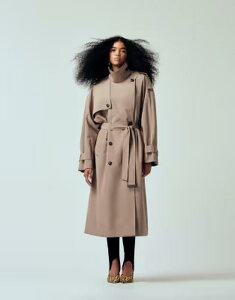 �G�C�\�X ���f�B�[�X �A�E�^�[ �W���P�b�g�E�u���]�� �R�[�g �}�L�V ASOS DESIGN oversized belted maxi trench coat in stone �X�g�[��