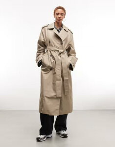 �E�B�[�N�f�C ���f�B�[�X �A�E�^�[ �W���P�b�g�E�u���]�� �R�[�g Weekday oversized trench coat Beige �x�[�W��