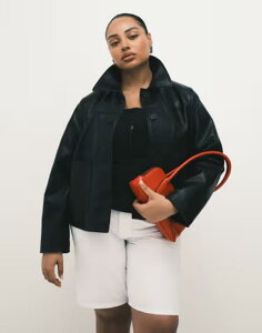 �G�C�\�X ���f�B�[�X �{�g���X �n�[�t�p���c�E�V���[�c �V���[�g�p���c �f�j�� ASOS Curve ASOS DESIGN Curve denim bermuda shorts WHITE �z���C�g