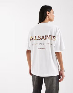 �I�[���Z�C���c ���f�B�[�X �g�b�v�X T�V���c AllSaints underground etta t-shirt 0 �z���C�g