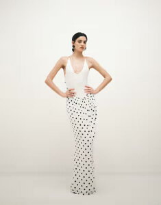 �G�C�\�X ���f�B�[�X �g�b�v�X �����s�[�X �h�b�g �X�J�[�g ASOS DESIGN slinky two in one cami dress with wrap over skirt in polka dots Polka Dot �h�b�g