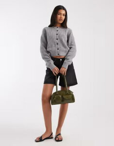 �A���h�A�U�[�X�g�[���[�Y ���f�B�[�X �A�E�^�[ �J�[�f�B�K�� �E�[�� �R�b�g�� & Other Stories wool cotton blend slim cardigan melange Gray melange �O���[