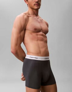 �J���o���N���C�� �����Y �A���_�[�E�F�A �g�����N�X �R�b�g�� Calvin Klein Icon Cotton Stretch 3 pack relaxed boxer briefs/blue/white/BLUE TULIP/GRAY �z���C�g