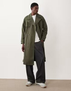 �G�C�\�X �����Y �A�E�^�[ �R�[�g ASOS DESIGN oversized trench coat Khaki �J�[�L