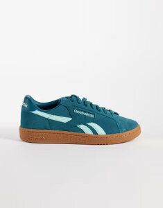 ���[�{�b�N ���f�B�[�X �V���[�Y �X�j�[�J�[ Reebok Club C Grounds UK sneakers in teal and LIGHT BLUE �u���[