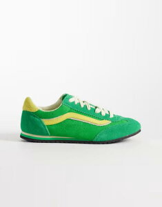 �o���Y ���f�B�[�X �V���[�Y �X�j�[�J�[ Vansuper Low Pro sneakers and yellow MID GREEN �O���[��