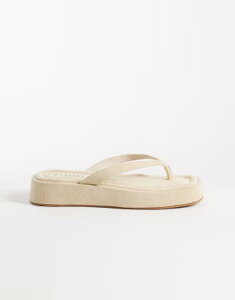 �V�~ ���f�B�[�X �V���[�Y �T���_�� �X�G�[�h SIMMI Shoesimmi London Kimmie flatform sandals in stone faux suedette STONE �X�g�[��