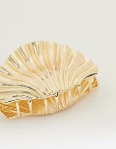 �s�[�V�[�Y ���f�B�[�X �A�N�Z�T���[ PIECES metal shell hair claw tone Gold color �S�[���h